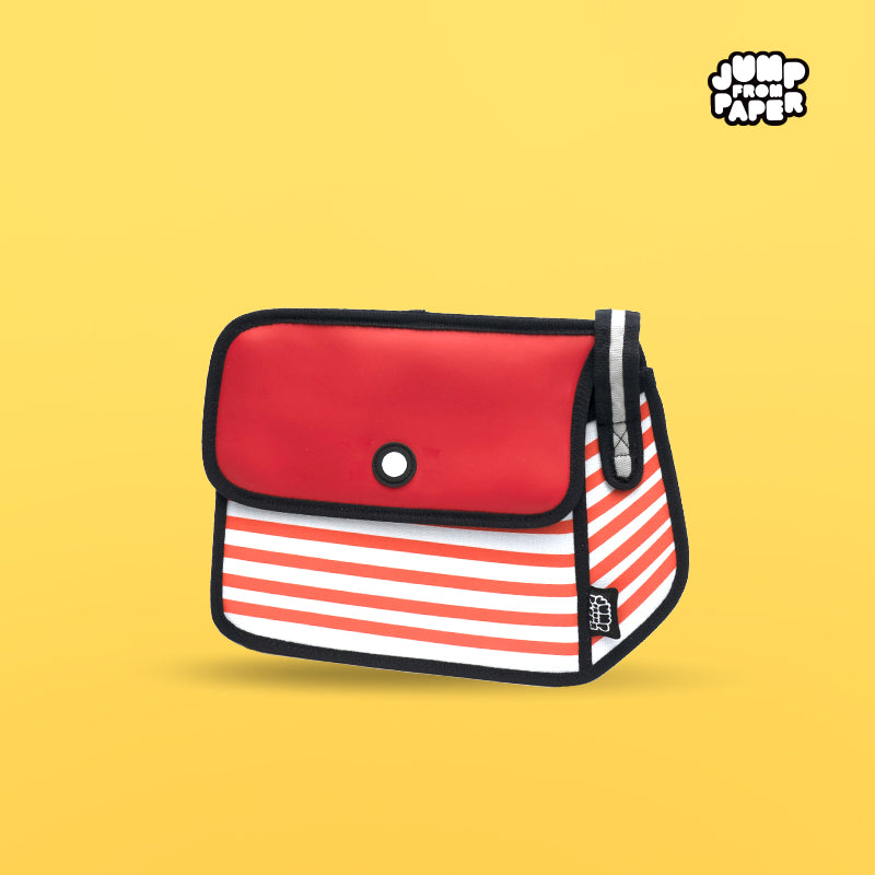 Stripe Shoulder Bag/Red | JFP073