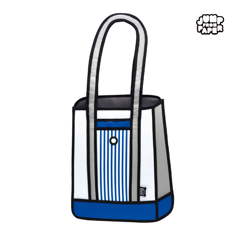 Stripe Tote/Blue(Shoulder bag) | JFP080