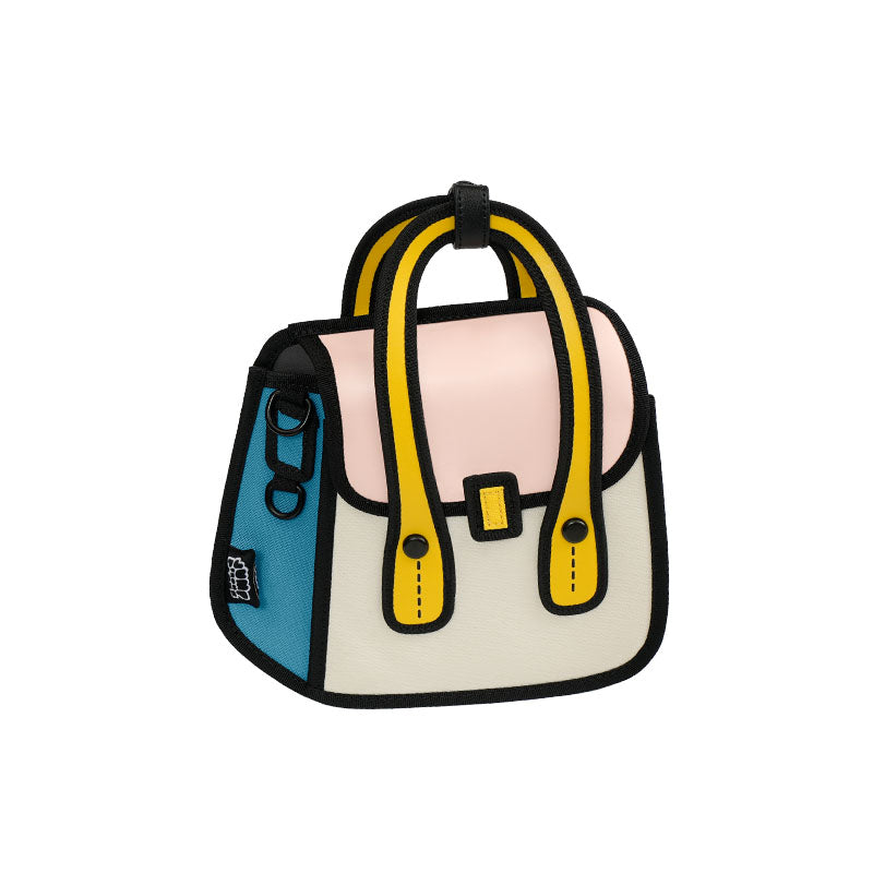 Mini Beige Owl bag/ Metal Chain Bag