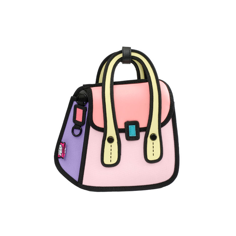 Mini Pink Owl bag/ Metal Chain Bag