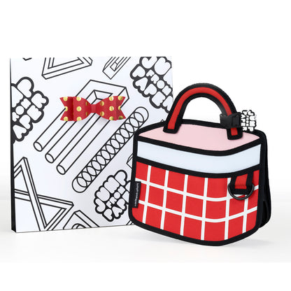 Gift Wrap for Outer Red Stripe Handbag