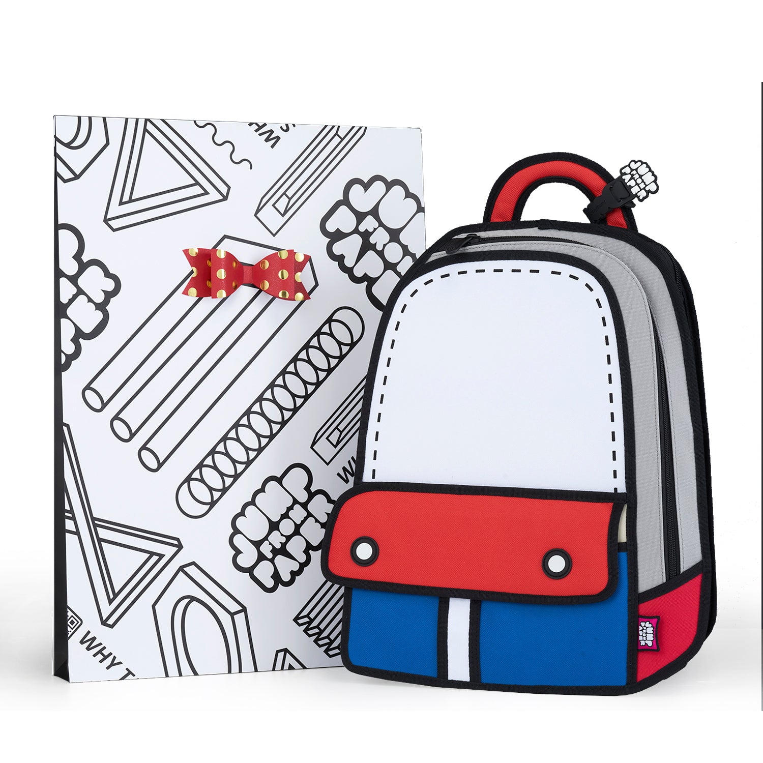 Gift Wrap for Adventure Red Backpack