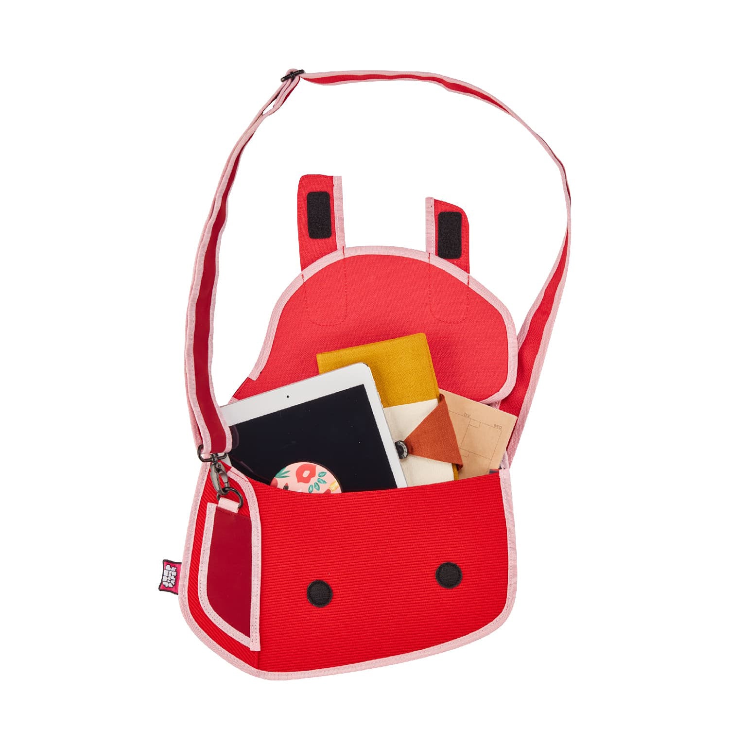 Chili Red Chubby Satchel - JumpFromPaper