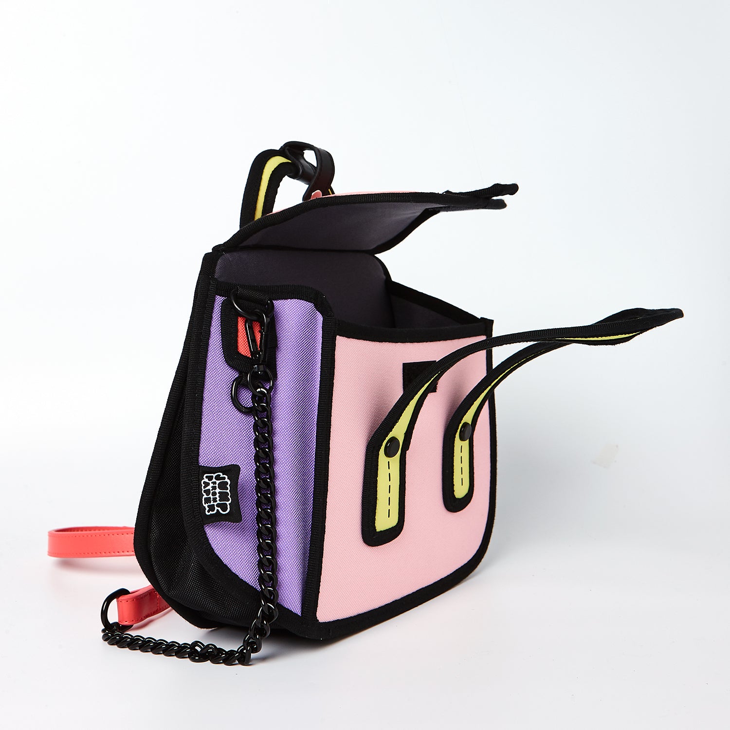 Pink Owl bag / Metal Chain Bag