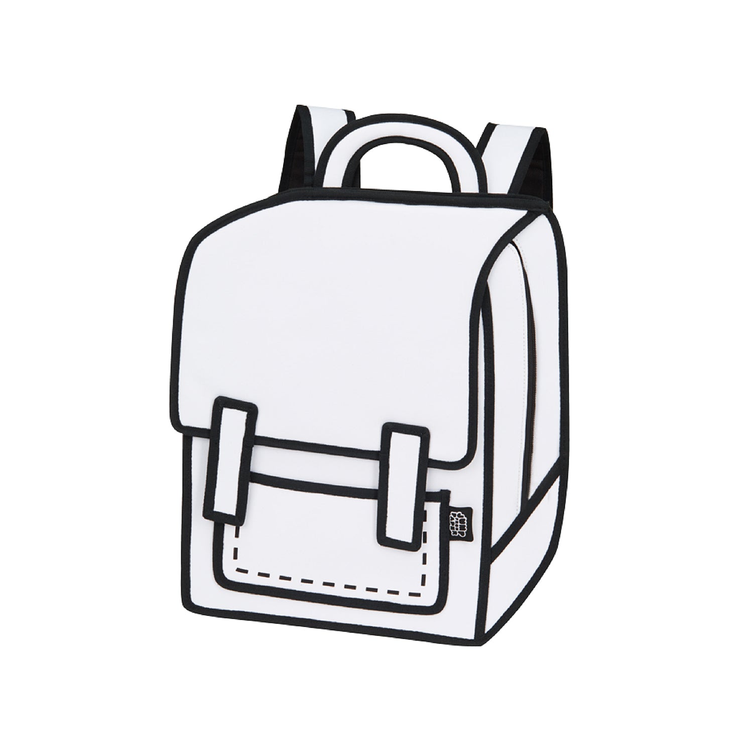 Graffiti White Spaceman Backpack - JumpFromPaper