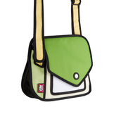 2D Bag Giggle Greenery Shoulder Bag | JumpFromPaper Cartoon Bag