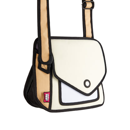 Giggle Brown Rice Shoulder Bag - JumpFromPaper