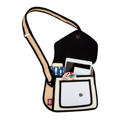 Giggle Brown Rice Shoulder Bag - JumpFromPaper