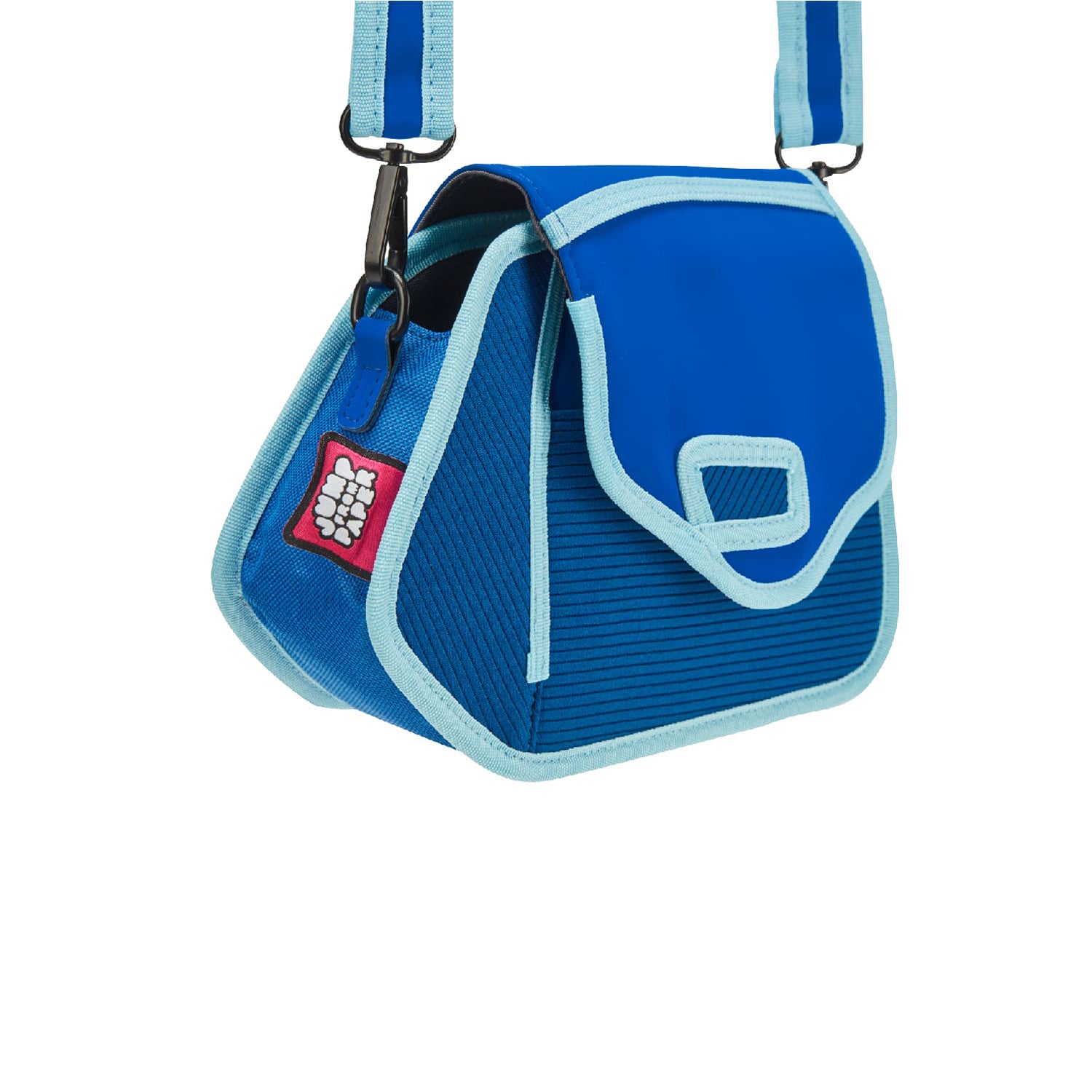 Aqua Sky Blue Clicky Shoulder Bag - JumpFromPaper