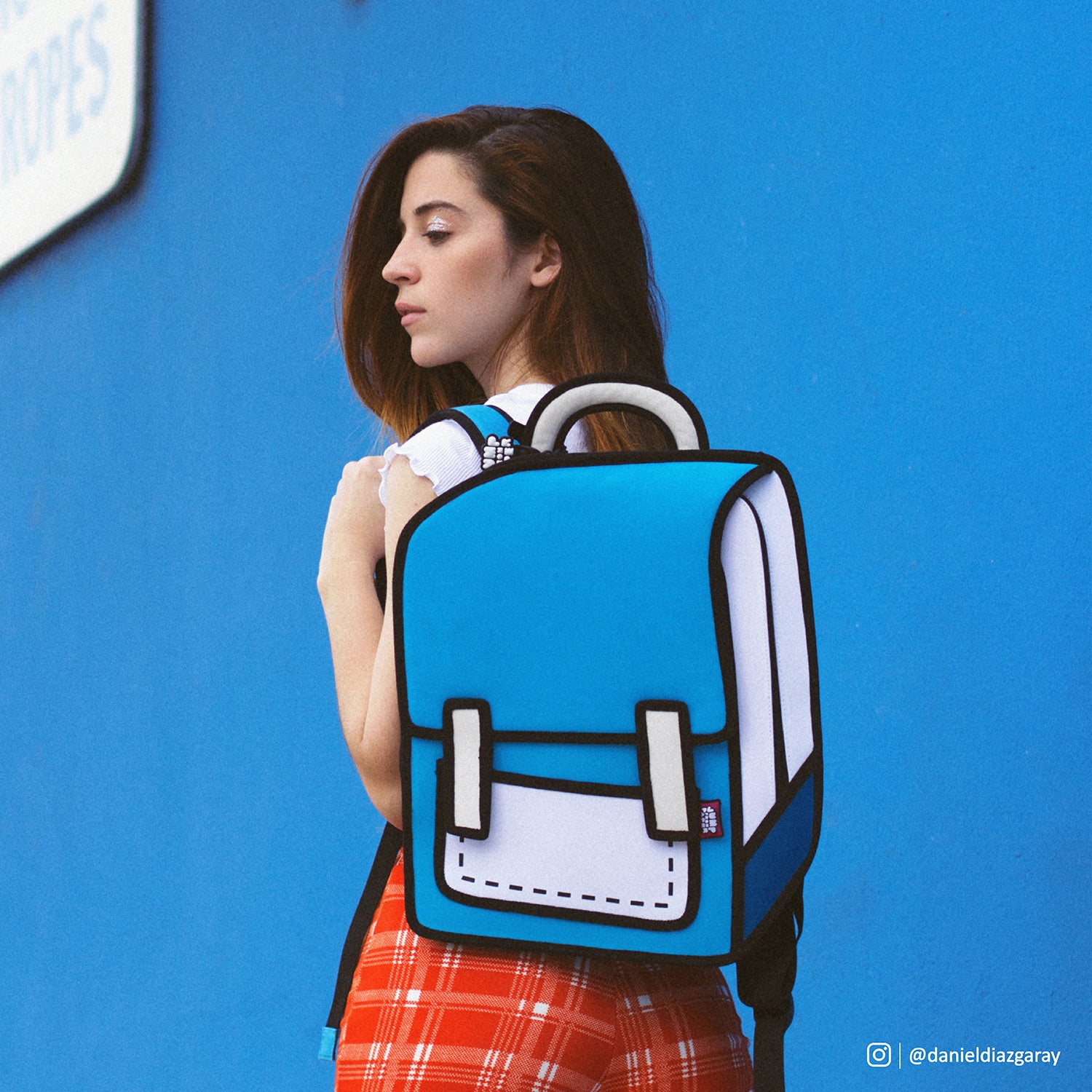 Airy Blue Spaceman Backpack - JumpFromPaper