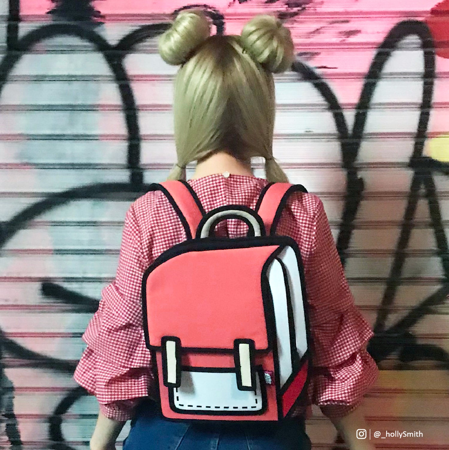 Junior Watermelon Red Spaceman Backpack - JumpFromPaper