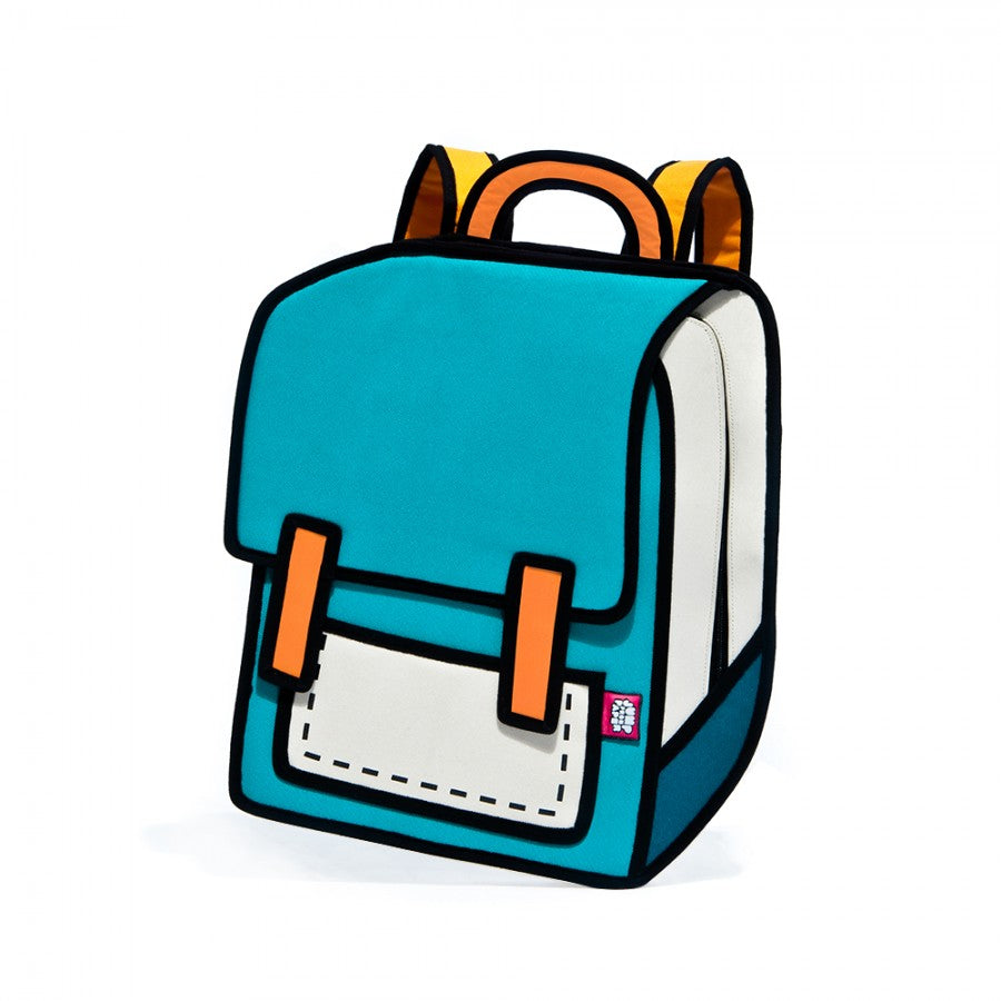 Turquoise Spaceman Backpack - JumpFromPaper