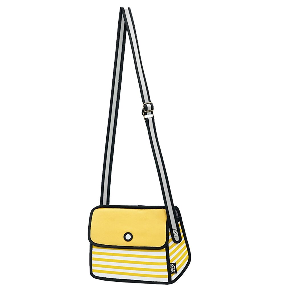 Giggle 2D Cartoon Shoulder Bag – Adjustable Strap