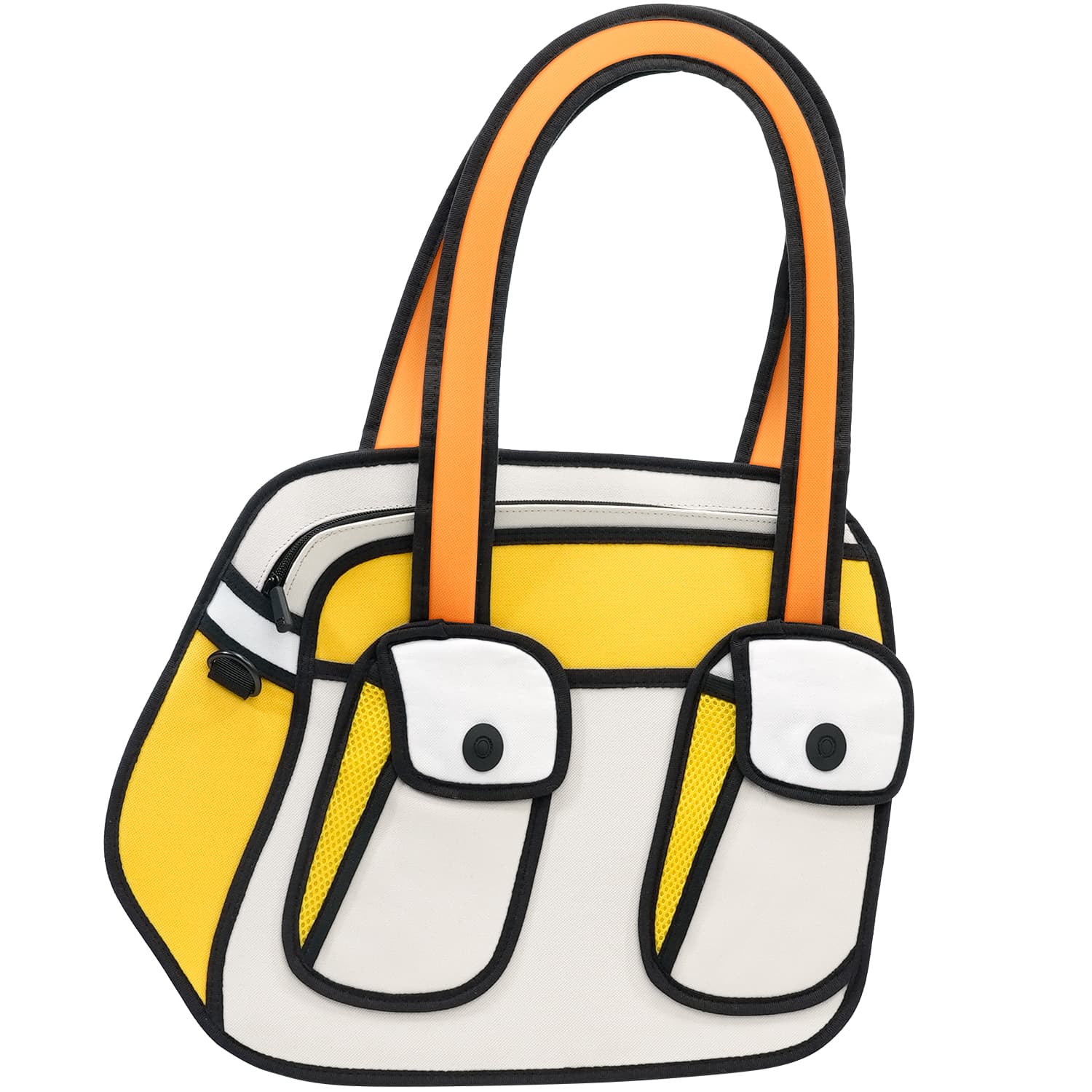 2D Cartoon Shoulder Bag - Bonjour