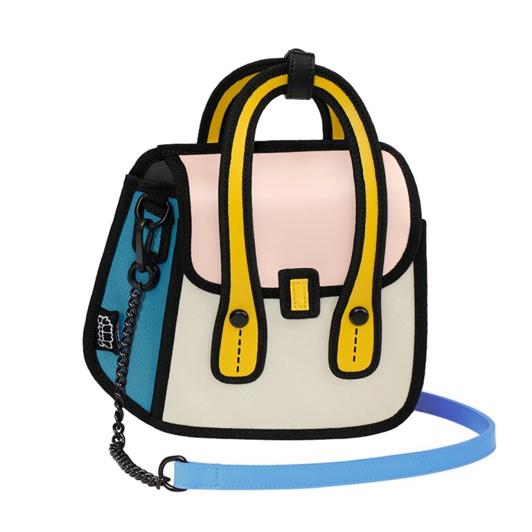 Junior Owl bag Metal Chain Bag-Beige-2
