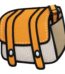 Cheese Orange Practical Shoulder Camera Bag (1)