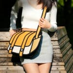 Cheese Orange Practical Shoulder Camera Bag (2)