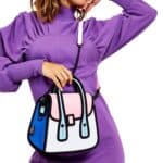 Neon Pink Owl Bag-6