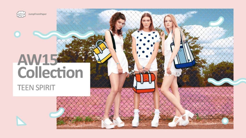 JumpFromPaper Cartoon Bag TEEN SPIRIT Collection