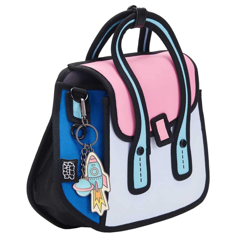 Owl Metal Chain Bag-pink (2)