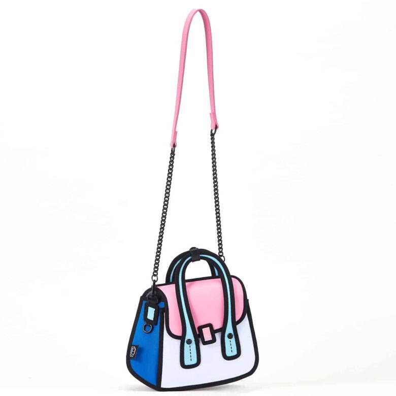 Owl Metal Chain Bag-pink (6)