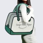 Play Harder-2D Cartoon Handbag (2)