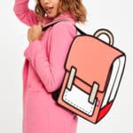 Spaceman Cartoon Backpack-classic-red (3)
