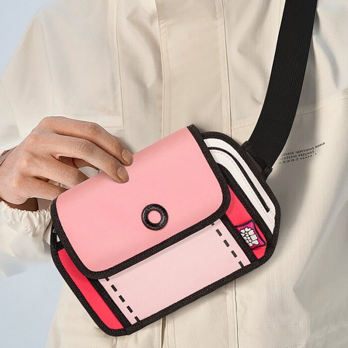 Sport-Sling-Bag-Cycling-Bag-Pink-5