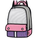 Adventure Cartoon Backpack-purple (9)