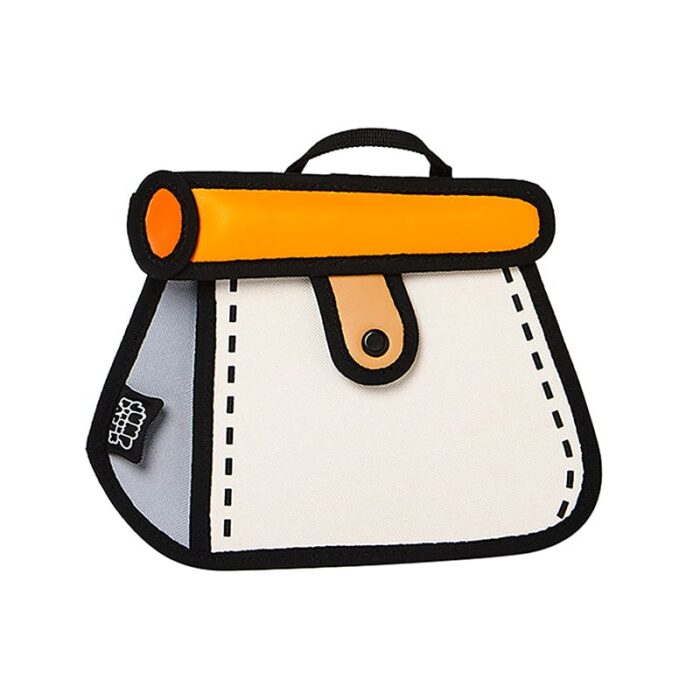 Cake Metal Chain Bag-orange (1)