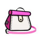 Cake Metal Chain Bag-rose pink (7)