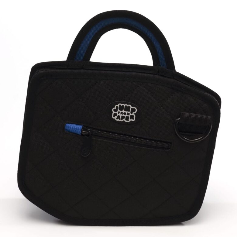 Checkered 3D Cartoon Handbag-dark blue (5)