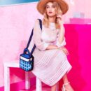 Checkered 3D Cartoon Handbag-dark blue（7）