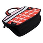 Checkered 3D Cartoon Handbag-red (7)