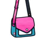 Giggle 2D Cartoon Shoulder Bag-rose pink (6)
