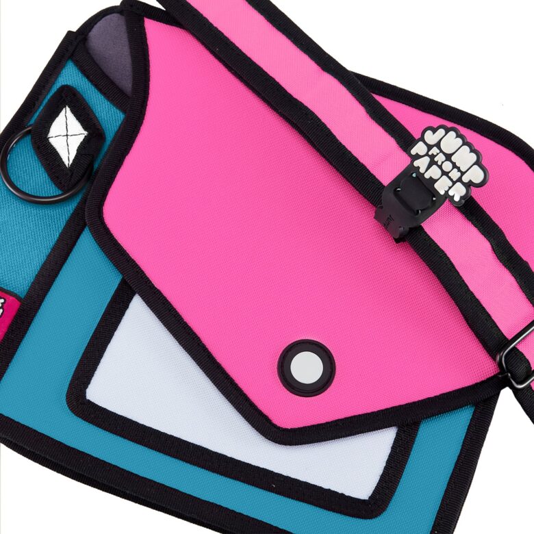 Giggle 2D Cartoon Shoulder Bag-rose pink (1)