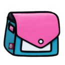 Giggle 2D Cartoon Shoulder Bag-rose pink (6)