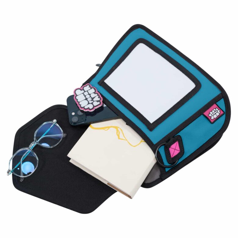 Giggle 2D Cartoon Shoulder Bag-rose pink (9)