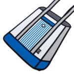 Jumpfrompaper 2D Cartoon Stripe Tote-blue (5)