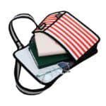 Stripe 2D Shoulder Bag -red (5)