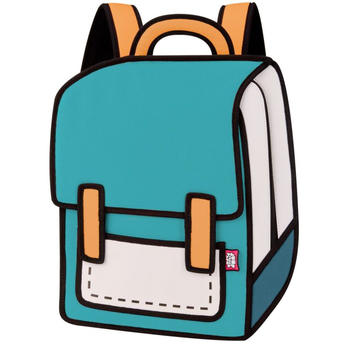 Spaceman Cartoon Backpack-classic-matcha green (1)