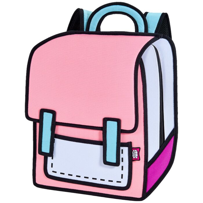 Spaceman Cartoon Backpack-classic-pink (8)