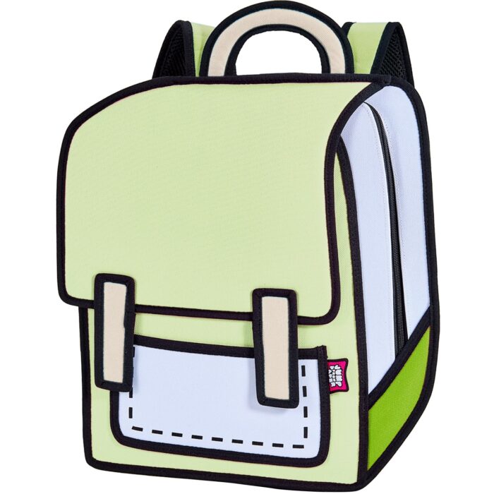 Spaceman Cartoon Backpack-junior-green (12)