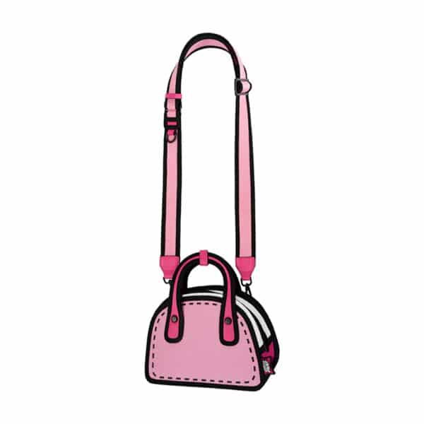 Carly 2D Cartoon Crossbody-Pink (1)