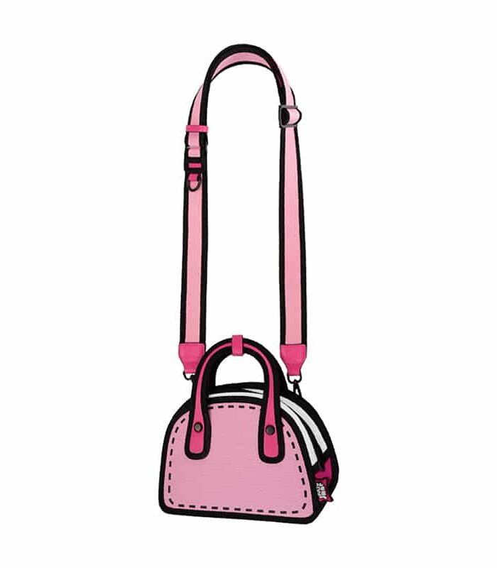 Carly 2D Cartoon Crossbody-Pink (1)