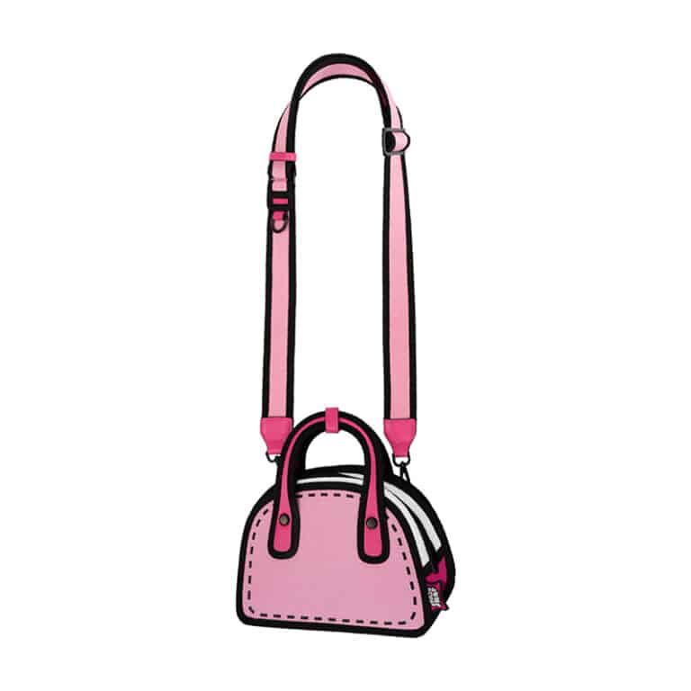 Carly 2D Cartoon Crossbody-Pink (1)