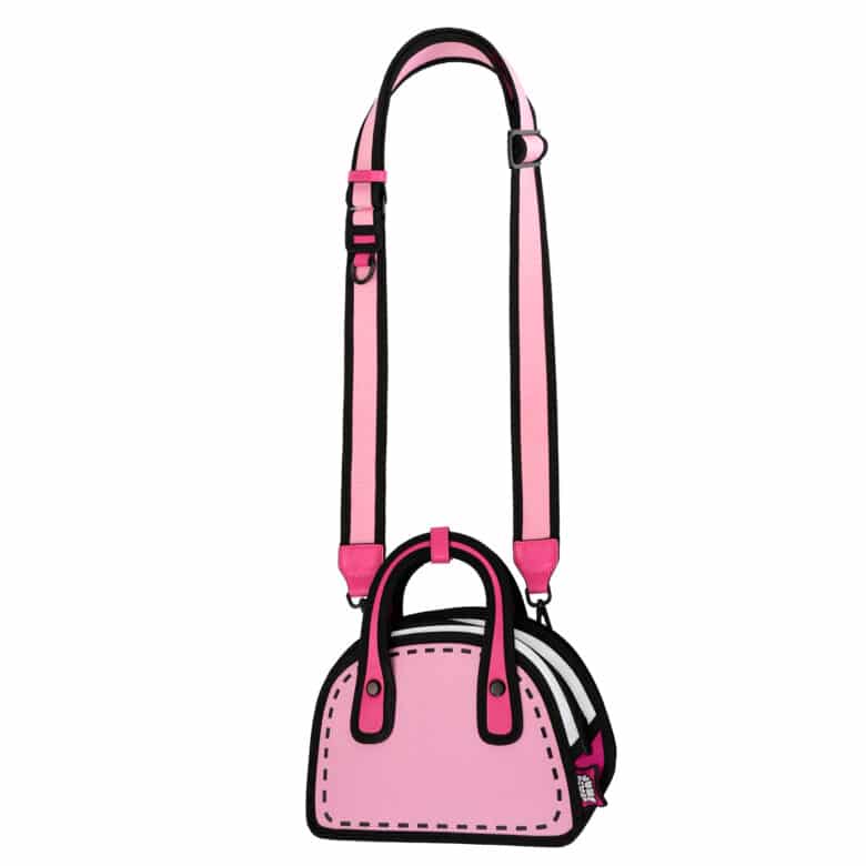 Carly 2D Cartoon Crossbody-pink (4)