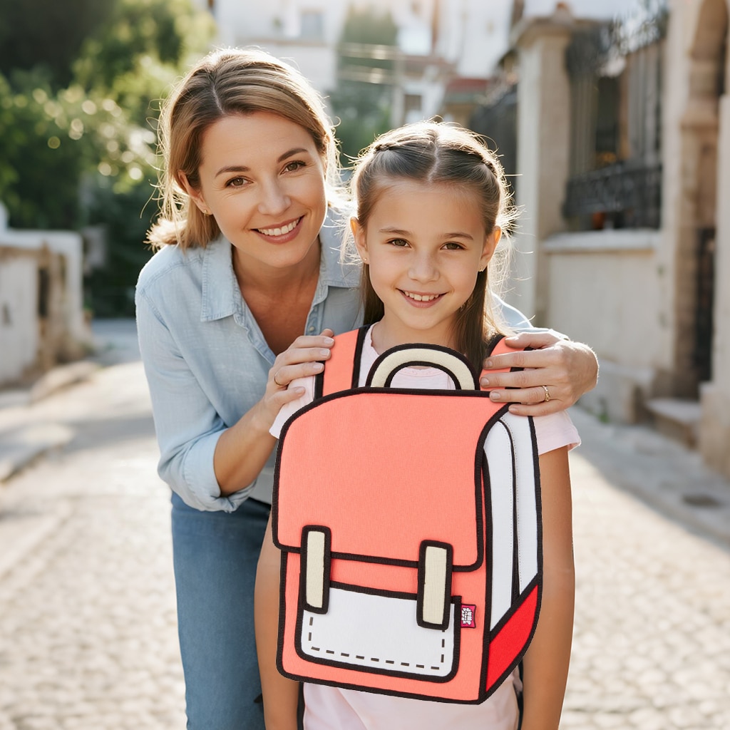 Kids Spaceman Backpack-red (2)