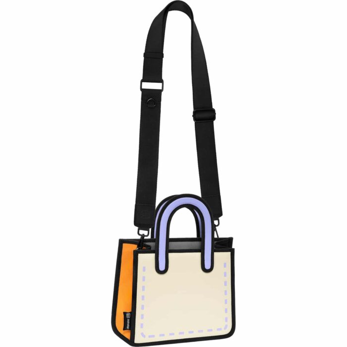 Junior Flat Kawaii 2D Tote-orange (5)