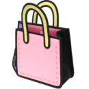 Junior Flat Kawaii 2D Tote-Crossbody And Handbag